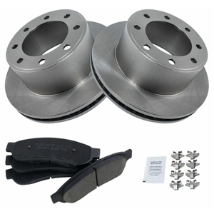 Rear Posi Ceramic Brake Pads & Rotor Kit For 2008-2012 F250 F350 SuperDuty Truck